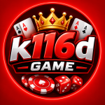 k116d Game APK logo with red gaming design for Android users